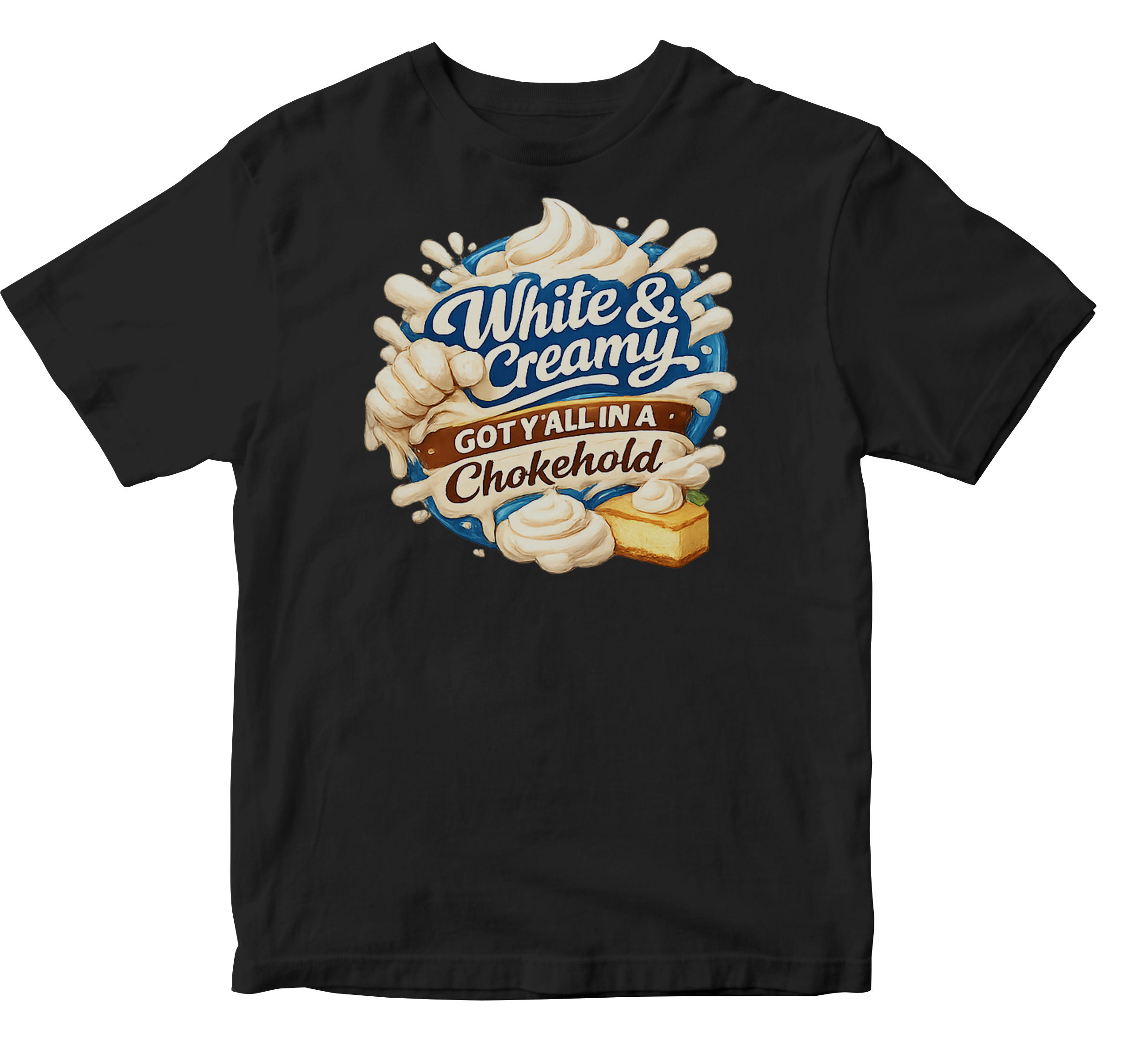 White and Creamy Short Sleeve T-shirt