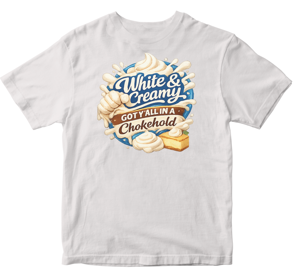White and Creamy Short Sleeve T-shirt