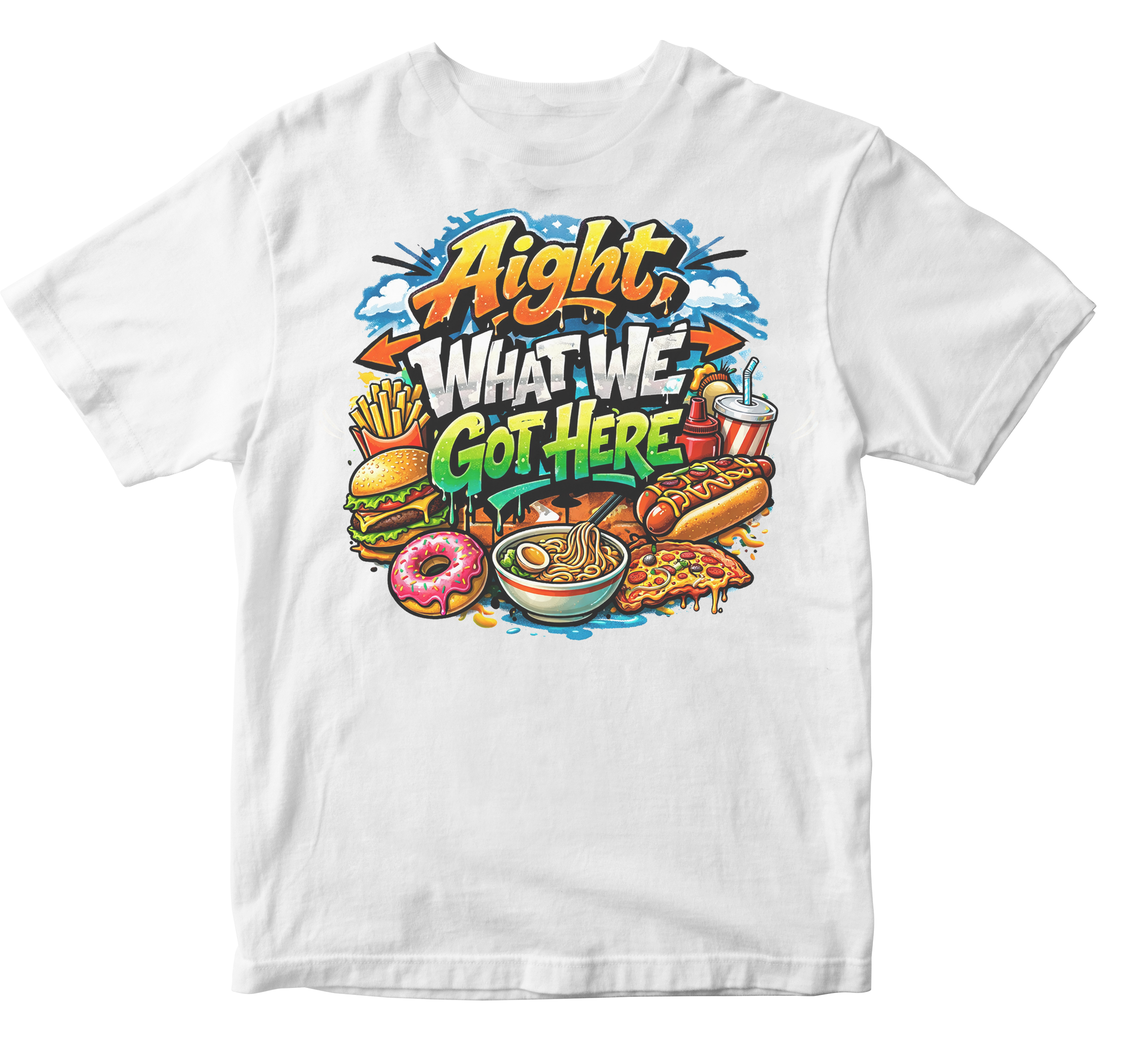 What We Got Here Short Sleeve T-shirt