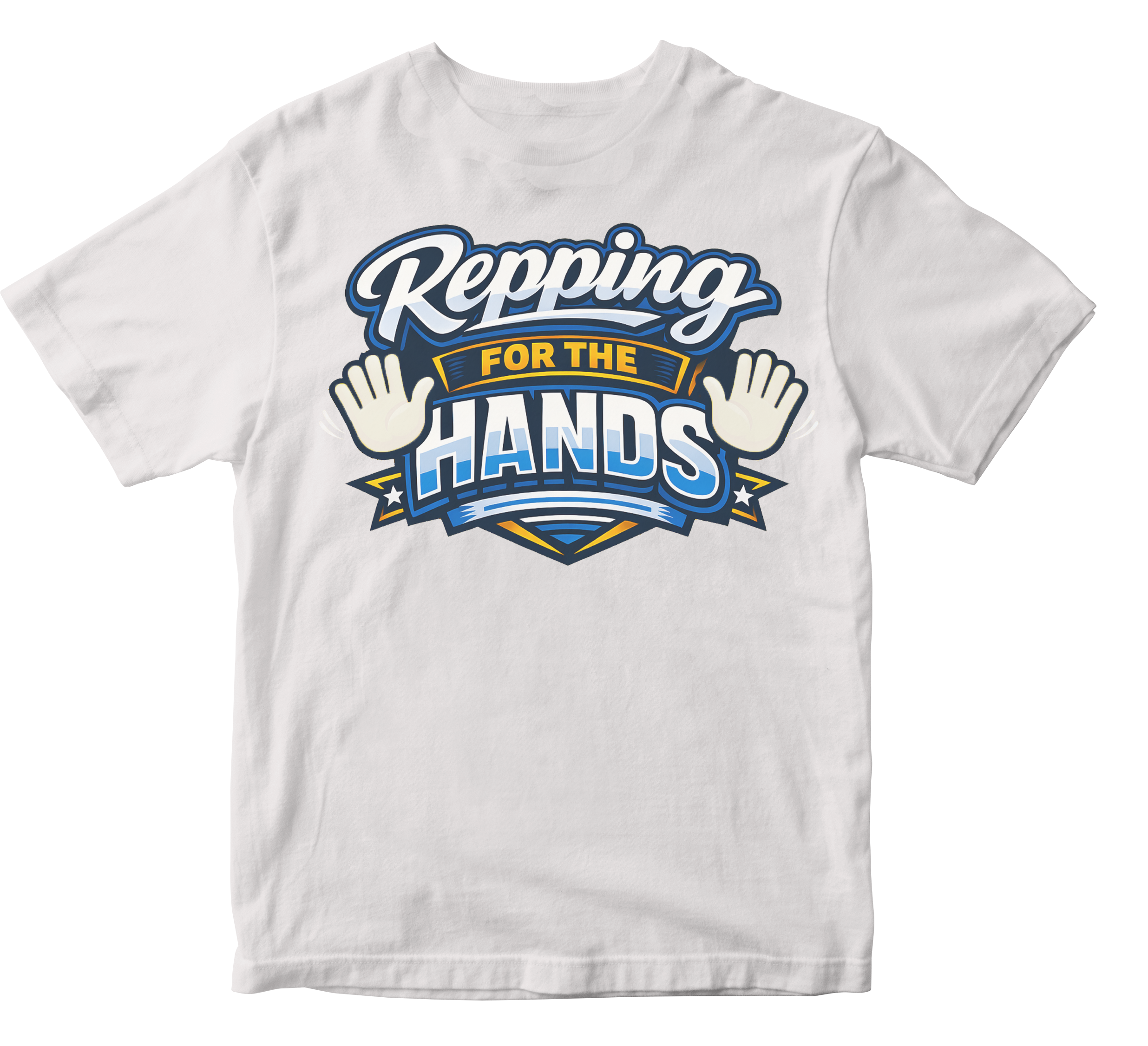 White Hands Short Sleeve T-shirt