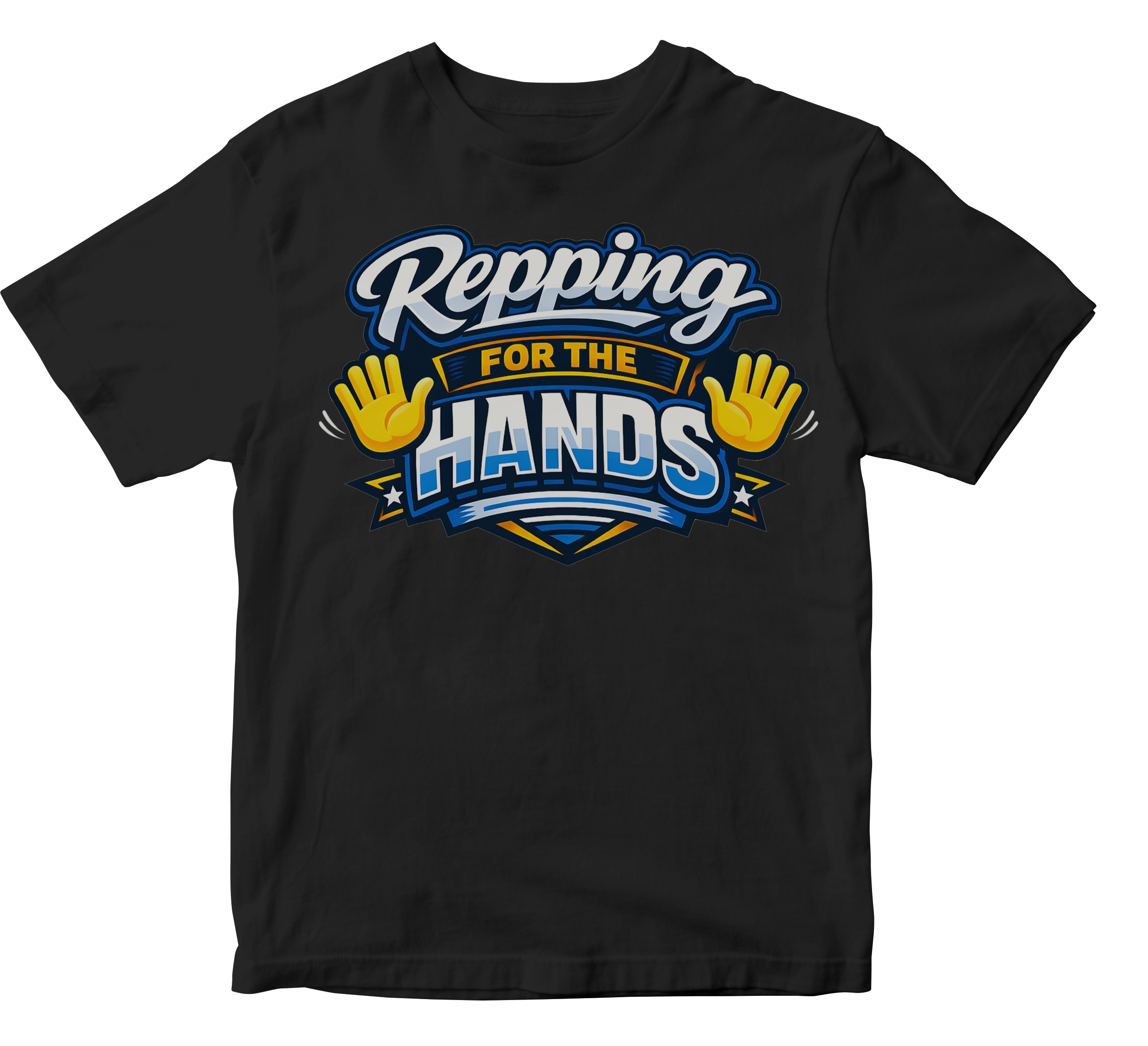 Yellow Hands Short Sleeve T-shirt