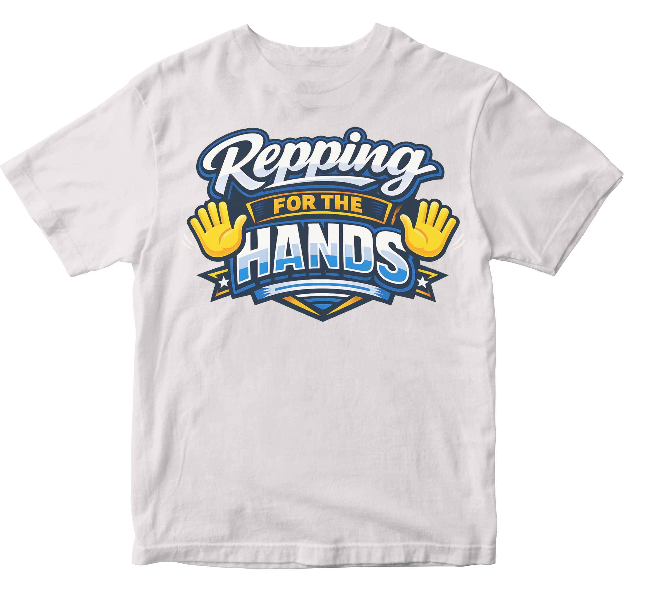 Yellow Hands Short Sleeve T-shirt